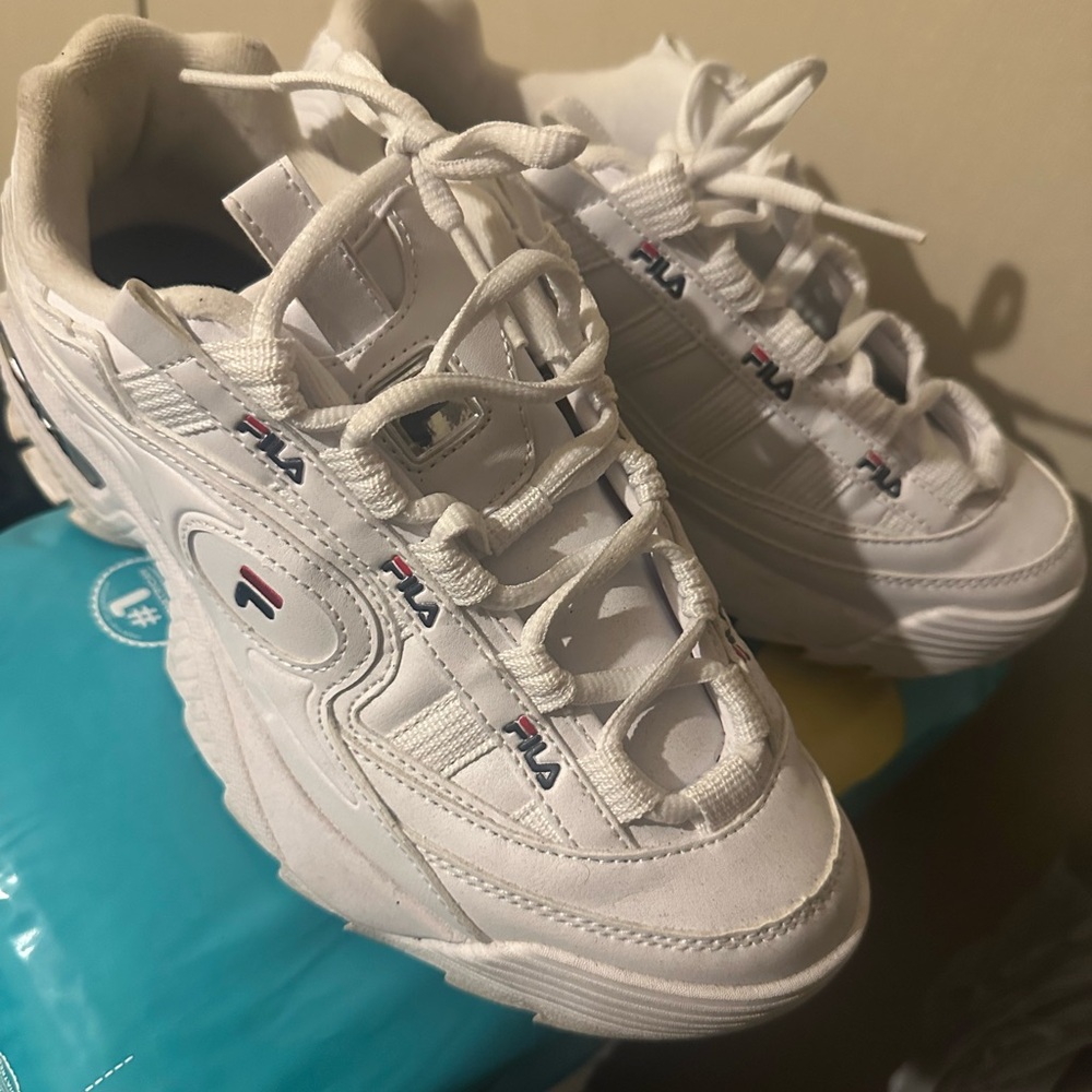 Fila White Athletic Shoes